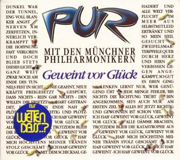 Pur & Münchner Philharmoniker - Geweint Vor Glück